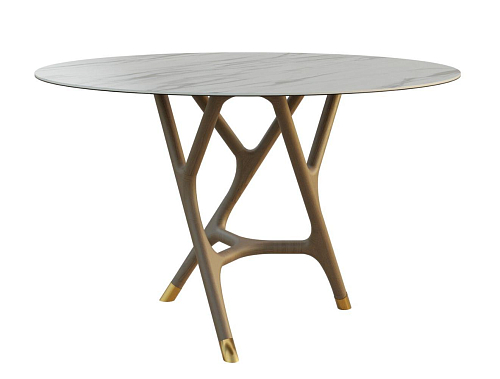 Mesa de Jantar Redonda Joyce em Cerâmica
