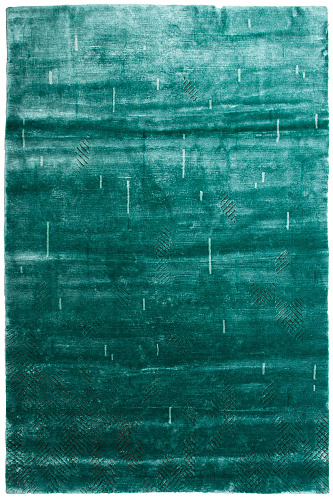 Tapete Verdiazul Designer Tecido à Mão