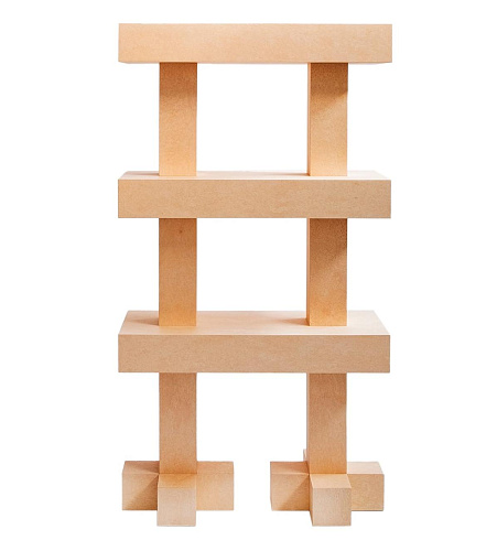 Estante Contemporânea em Madeira