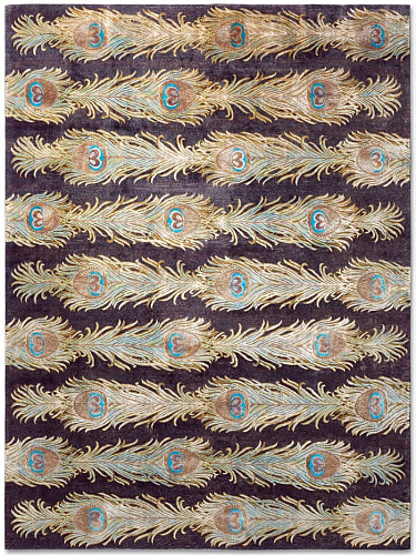 Tapete Feathers Lane Feito à Mão Luxury