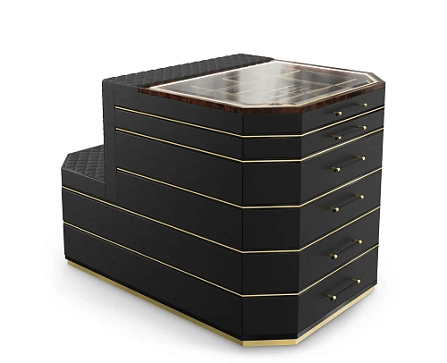 Ilha closet Cadence preta