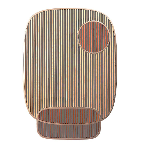 Espelho perspetiva escultural