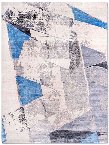 Tapete Original Cinzento Tecido à Mão