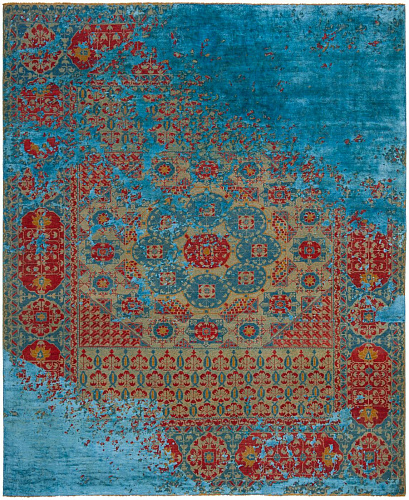 Tapete Mamluk Kensington Raved Azul