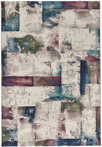 Tapete Patchwork Multi Feito à Máquina