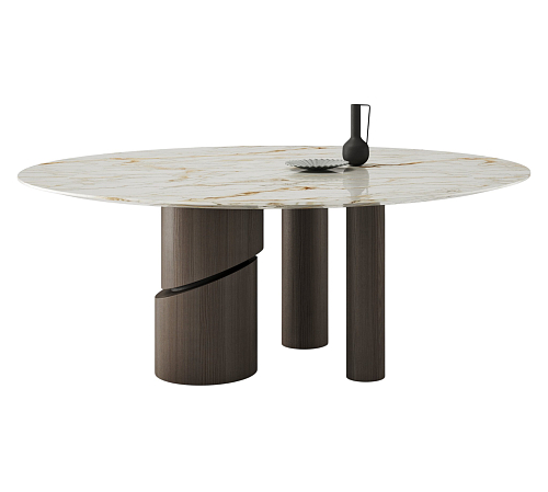 Mesa de Jantar Redonda Goemon