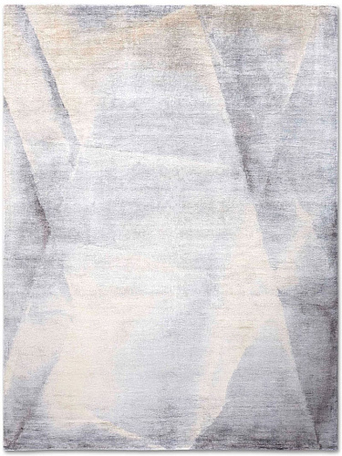 Tapete Prateado Feito à Mão