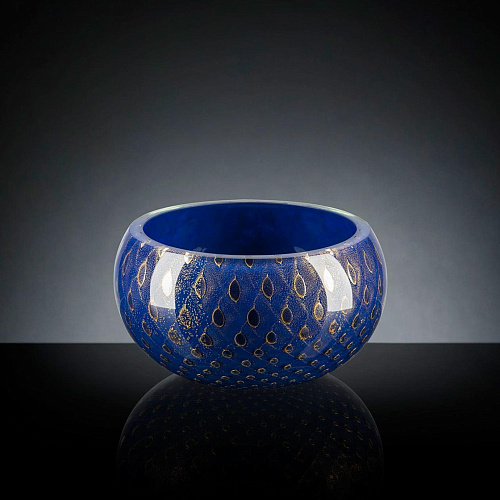 Taça Mocenigo Azul e Dourada