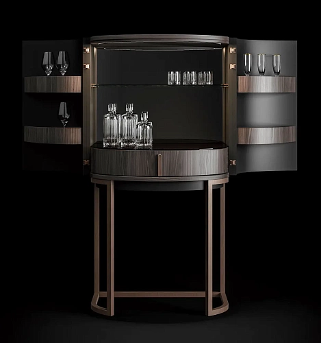 Armário bar curvo Itália