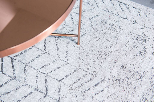 Tapete 8652 Preto em Branco