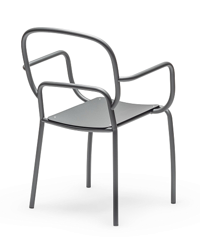 Cadeira de Jardim Moyo Cinzenta (Pack de 3)