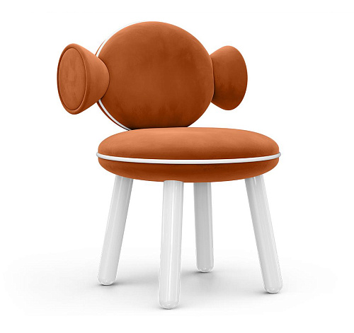 Cadeira puff Lollipop vermelha