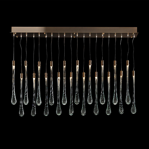 Lustre com Pendentes de Vidro de Murano