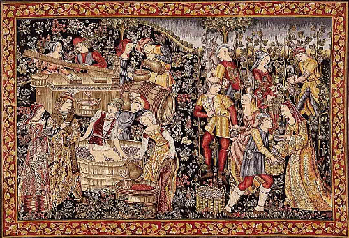 Tapeçaria grande colheita