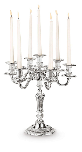Candelabro Royal prateado