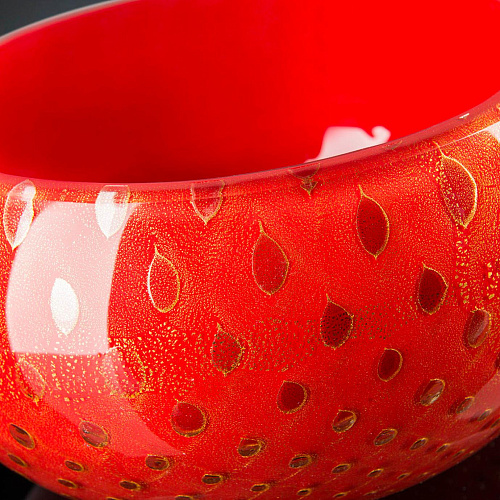 Taça Mocenigo Vermelha e Dourada