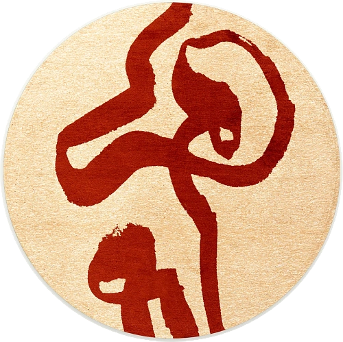 Tapete Imperial Vermelho 9847 Redondo