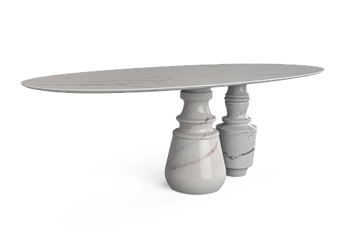 Mesa de Jantar Oval Estremoz Obsidian