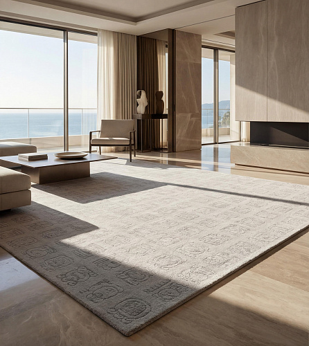 Tapete Symbol Grid Grey