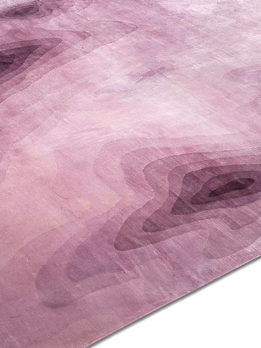 Tapete Ocean Lilás Luxury Feito à Mão