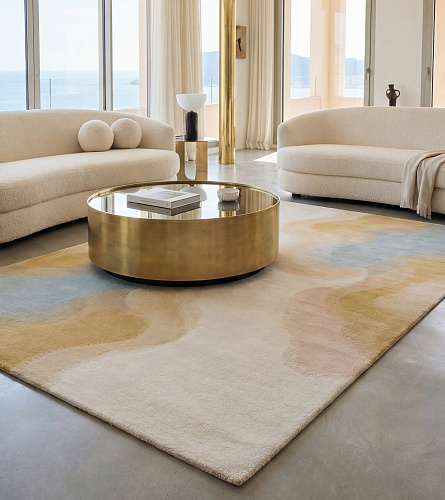 Tapete Fluid Lines Sand