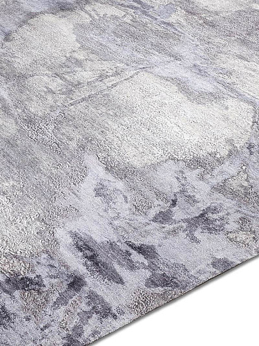 Tapete Light Cinzento Feito à Mão