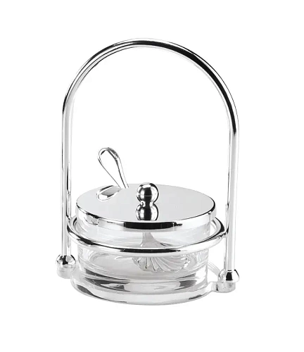 Taça para parmesão Flower com colher