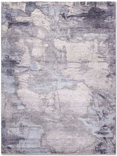 Tapete Light Cinzento Feito à Mão