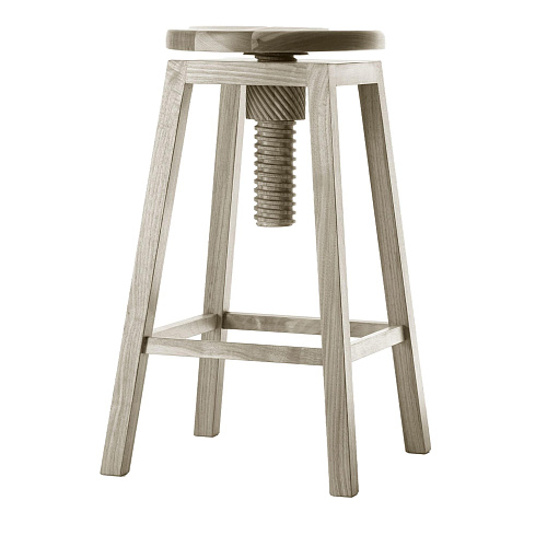 Banquinho alto cinzento Invito