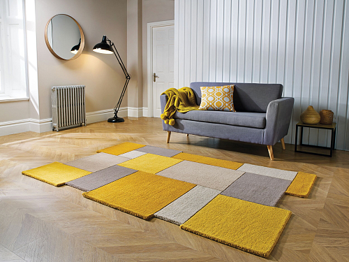 Tapete Collage Amarelo