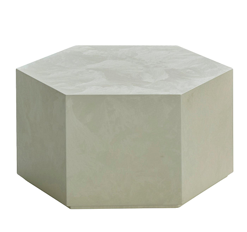 Mesa de Centro Hexagonal Branca