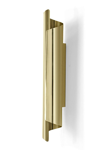 Candeeiro de parede latão envelhecido