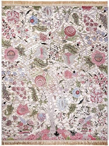 Tapete Colorful Feito à Mão Luxury