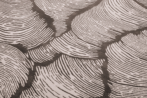 Tapete Designer Redondo Taupe