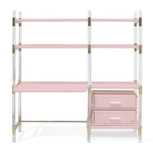 Biblioteca Jigsaw Puzzle rosa