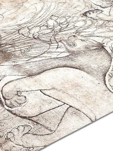 Tapete Two Lions Tecido à Mão