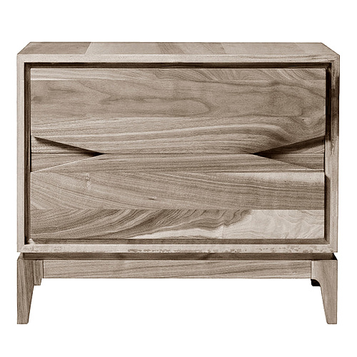 Mesa de Cabeceira Base Cinzenta