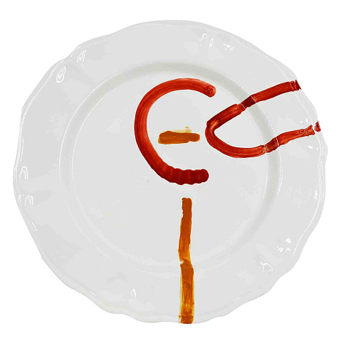 Prato cerâmico artesanal