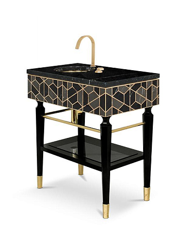 Móvel de casa de banho simples Shell