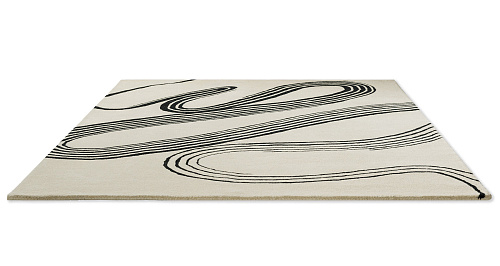 Tapete Decor Flow Areia Suave Tufted à Mão