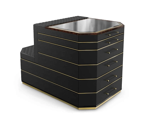 Ilha closet Cadence preta