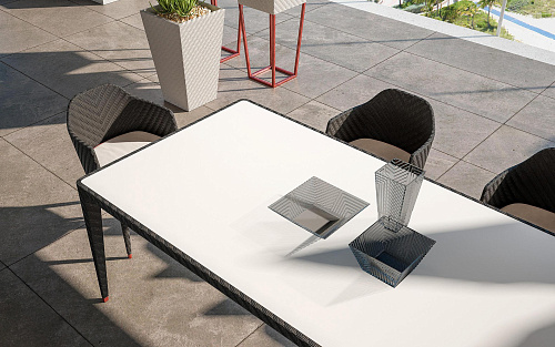 Poltrona de exterior com braços