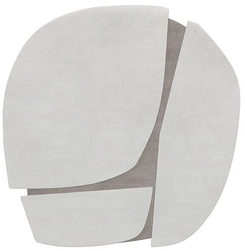 Tapete Designer Cinzento Modelado