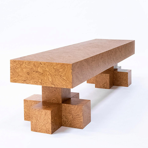 Banco madeira minimalista