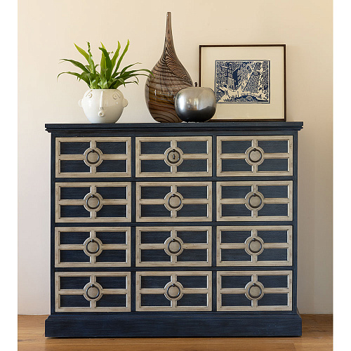 Cómoda Midmoor Blue Painted