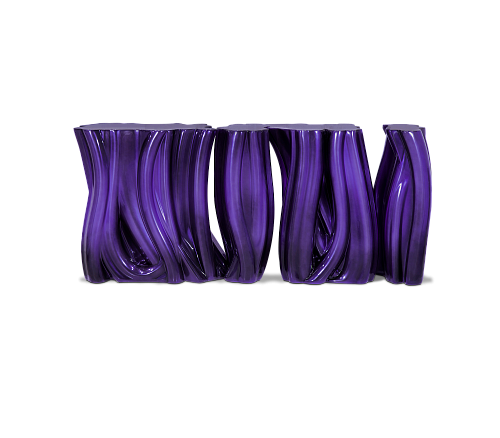 Aparador Monochrome roxo premium