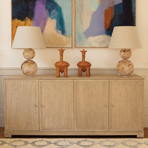 Aparador York Venetian White Oak