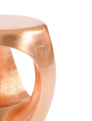 Banquinho luxo esculpido