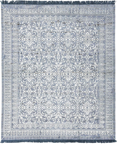 Tapete Ferrara Radi Little Rocked Azul Branco