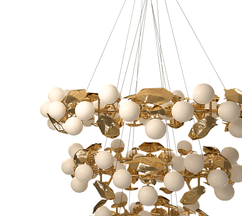 Candeeiro suspenso redondo III Athena